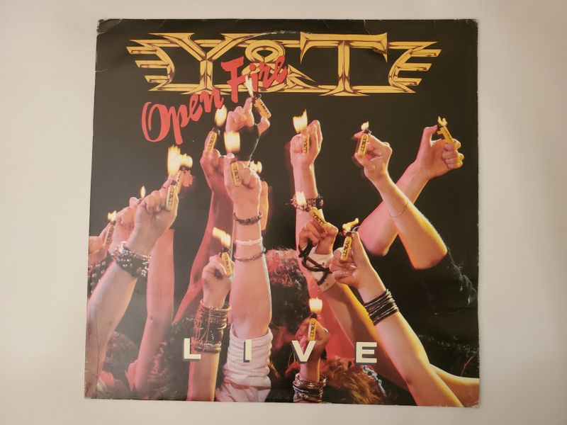 Y&T Open Fire (Live) vinyl record